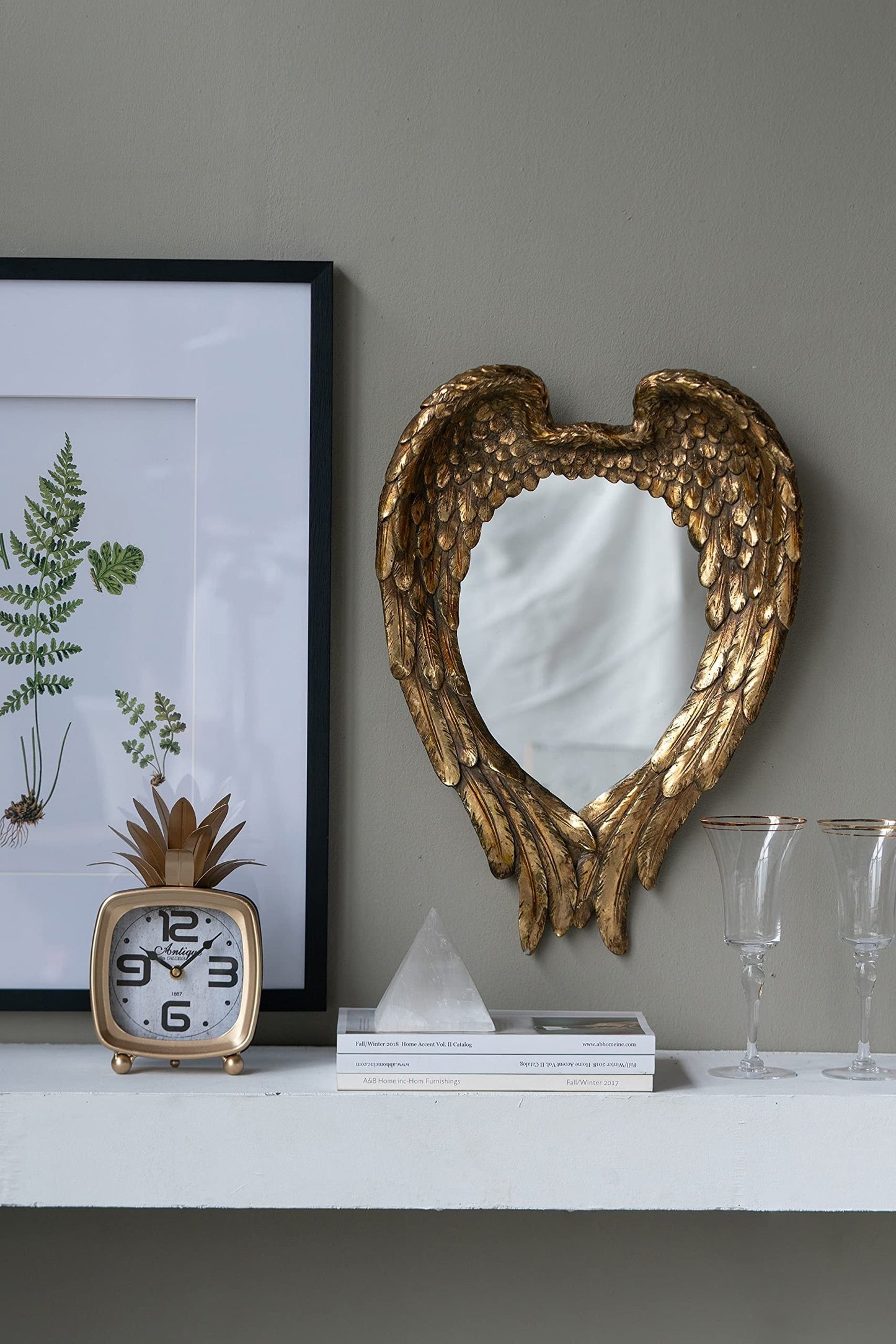 22' x 16' Golden Wing Accent Mirror
