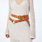Frame - Women's Braided O Ring Wrap Belt
