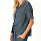 Project Social T - Summer Dreamin' Button Front Sweater Rib Tee