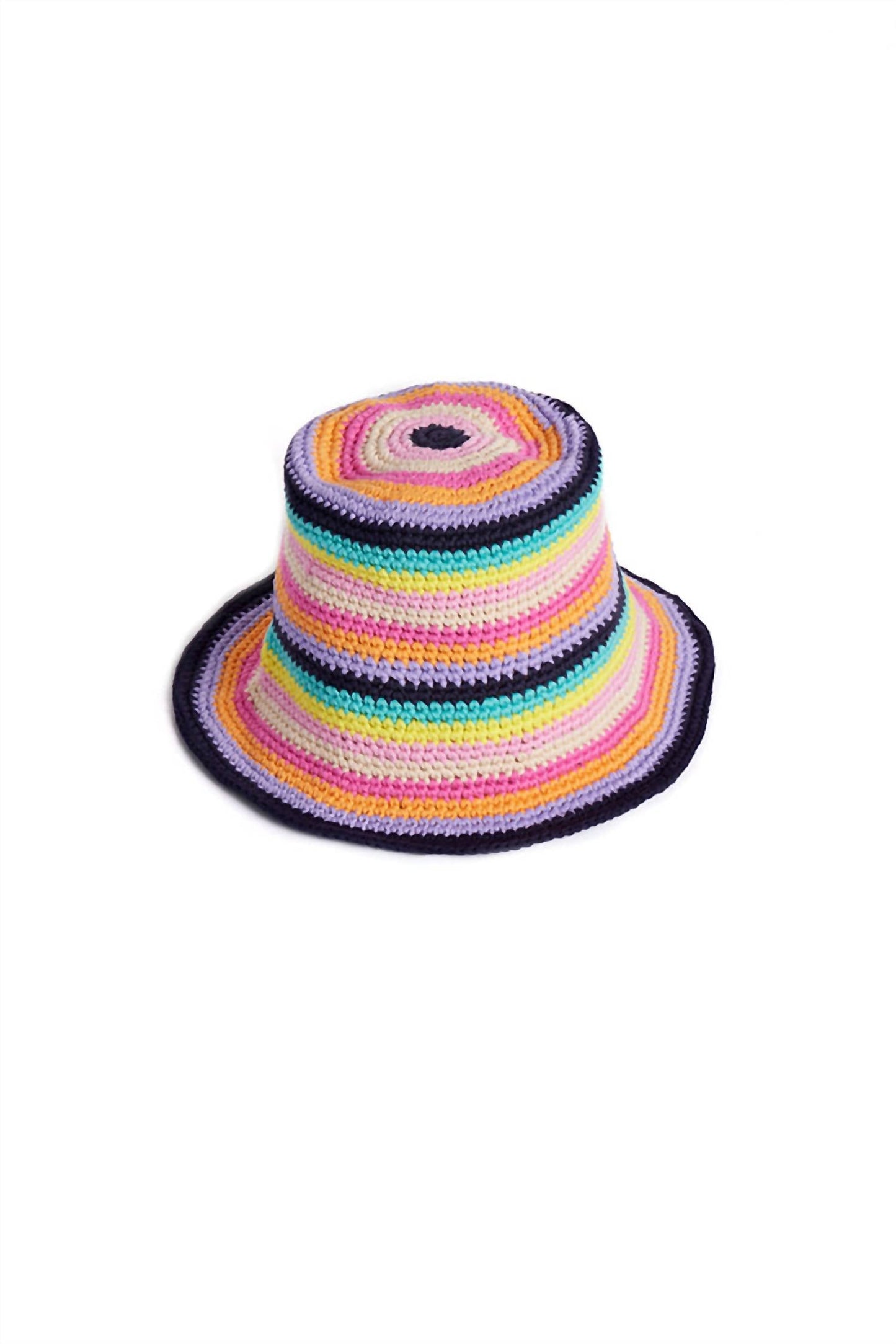 Jocelyn - Women's Key West Striped Crochet Hat