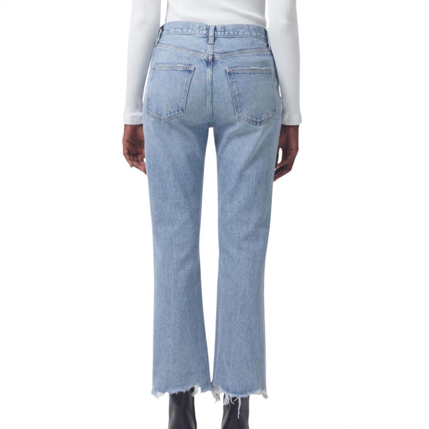 Agolde - Women's Mid Rise Relaxed Boot Jeans