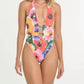 Steffany Milano - Floral Triquini with Belt