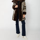 Joseph Ribkoff - Reversible Faux Fur Metallic Coat