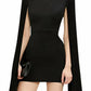 Jovani - Open Back Bodycon Mini Dress