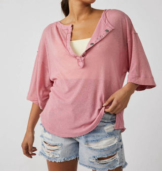 Free People - Care Maribell Henley Tee