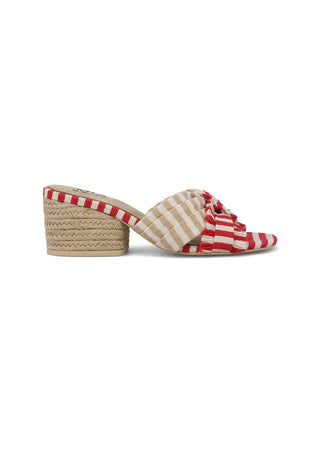 Mia - Women's Isandra Raffia Bow Heel Sandal