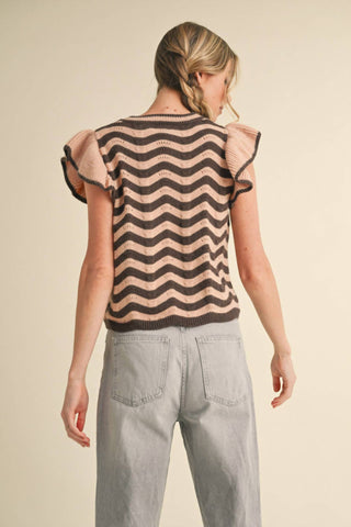 &Merci - Wavy Stripe Sweater