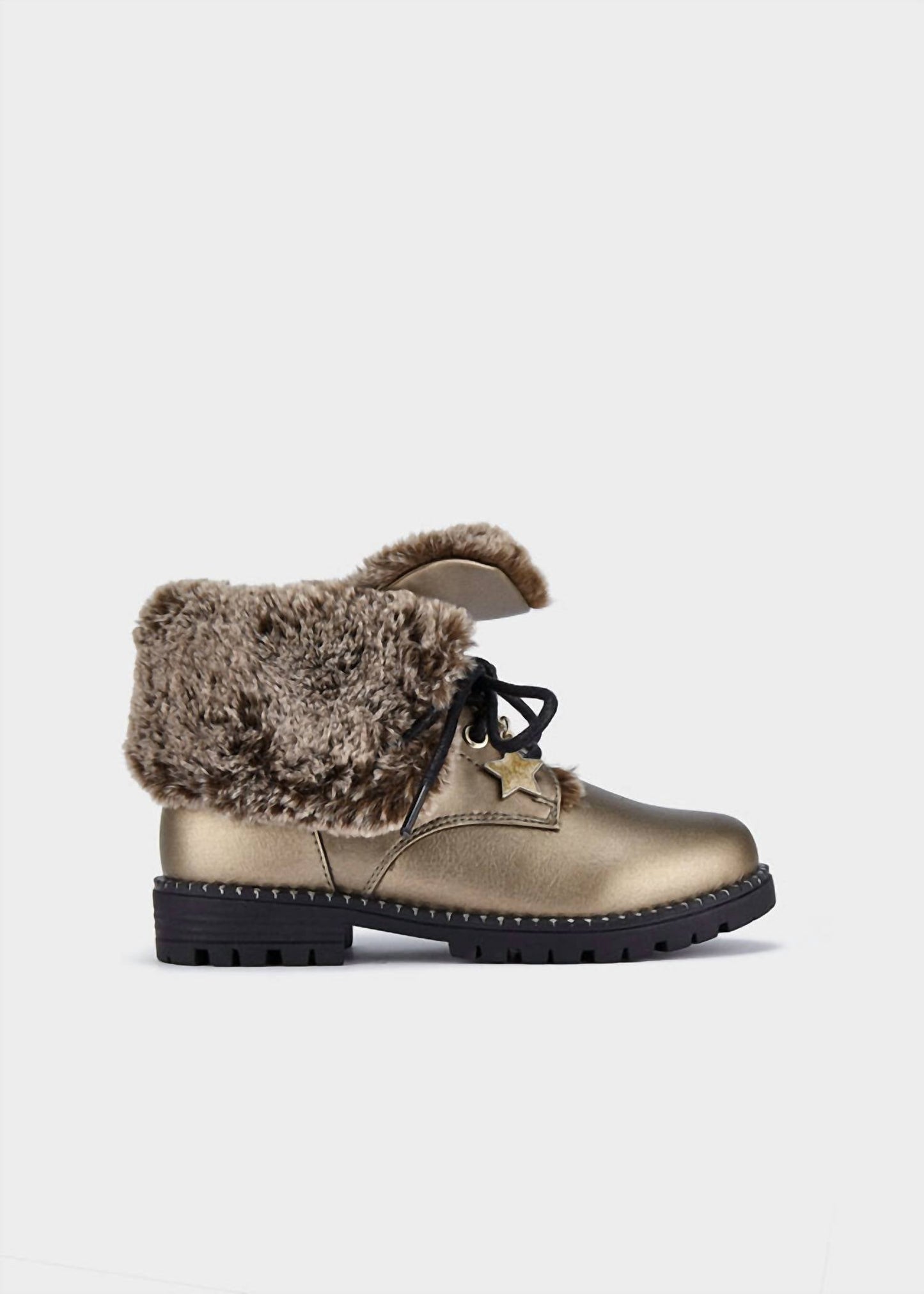Mayoral - Kid's Faux Fur Lined Biker Boots