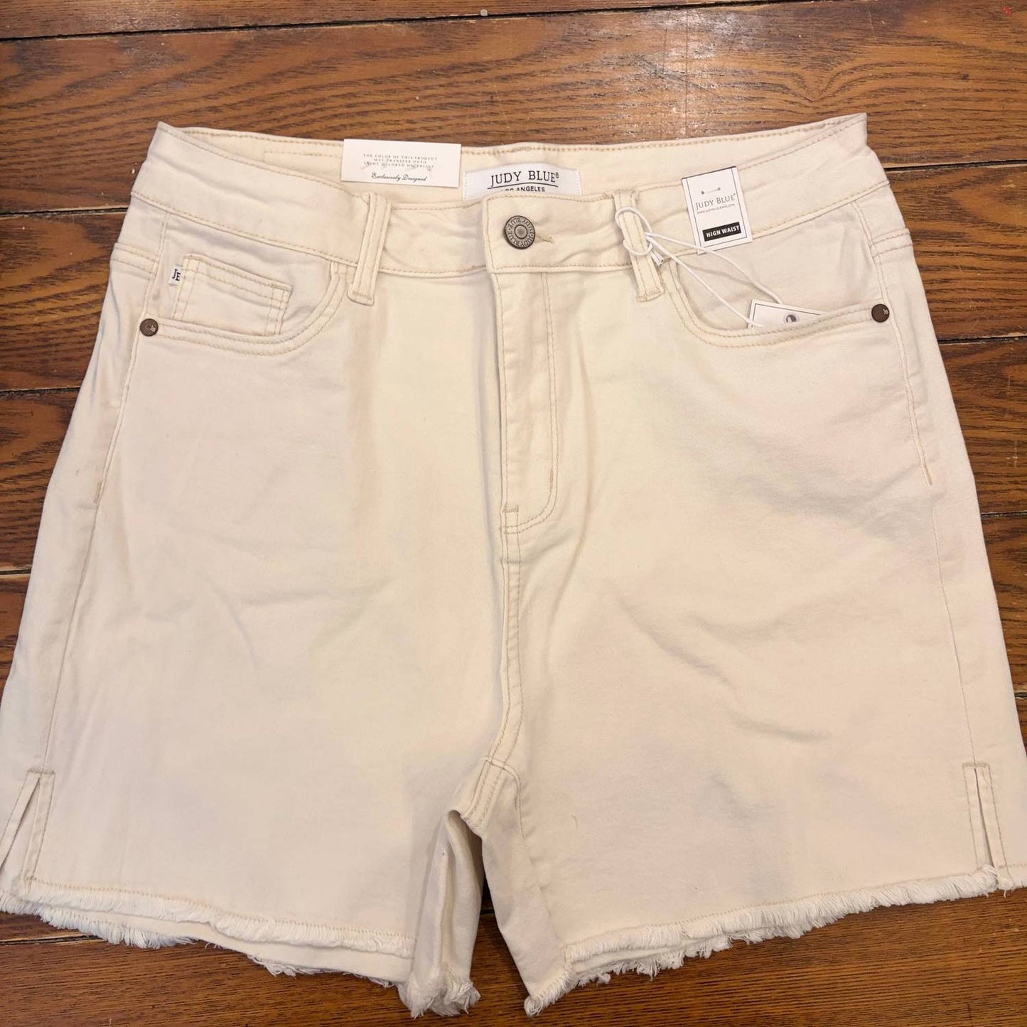 Judy Blue - Women's High-rise Cut-off Denim Shorts