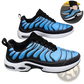Air Cushion Running Shoes Flame Pattern Fashion Sneakers