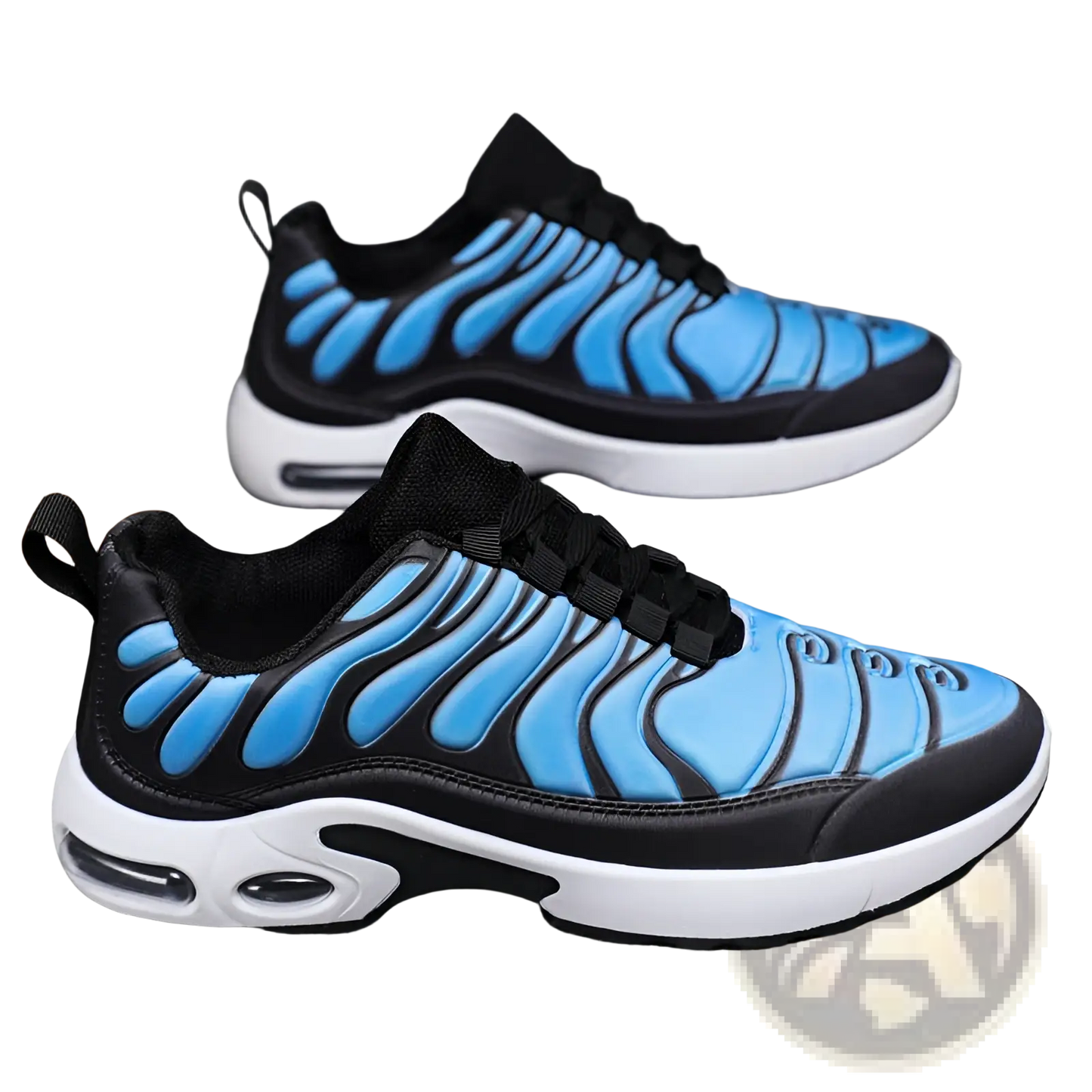 Air Cushion Running Shoes Flame Pattern Fashion Sneakers