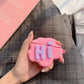 3d Hi Bye Speech Bubble Silicone Airpods 2 Case
