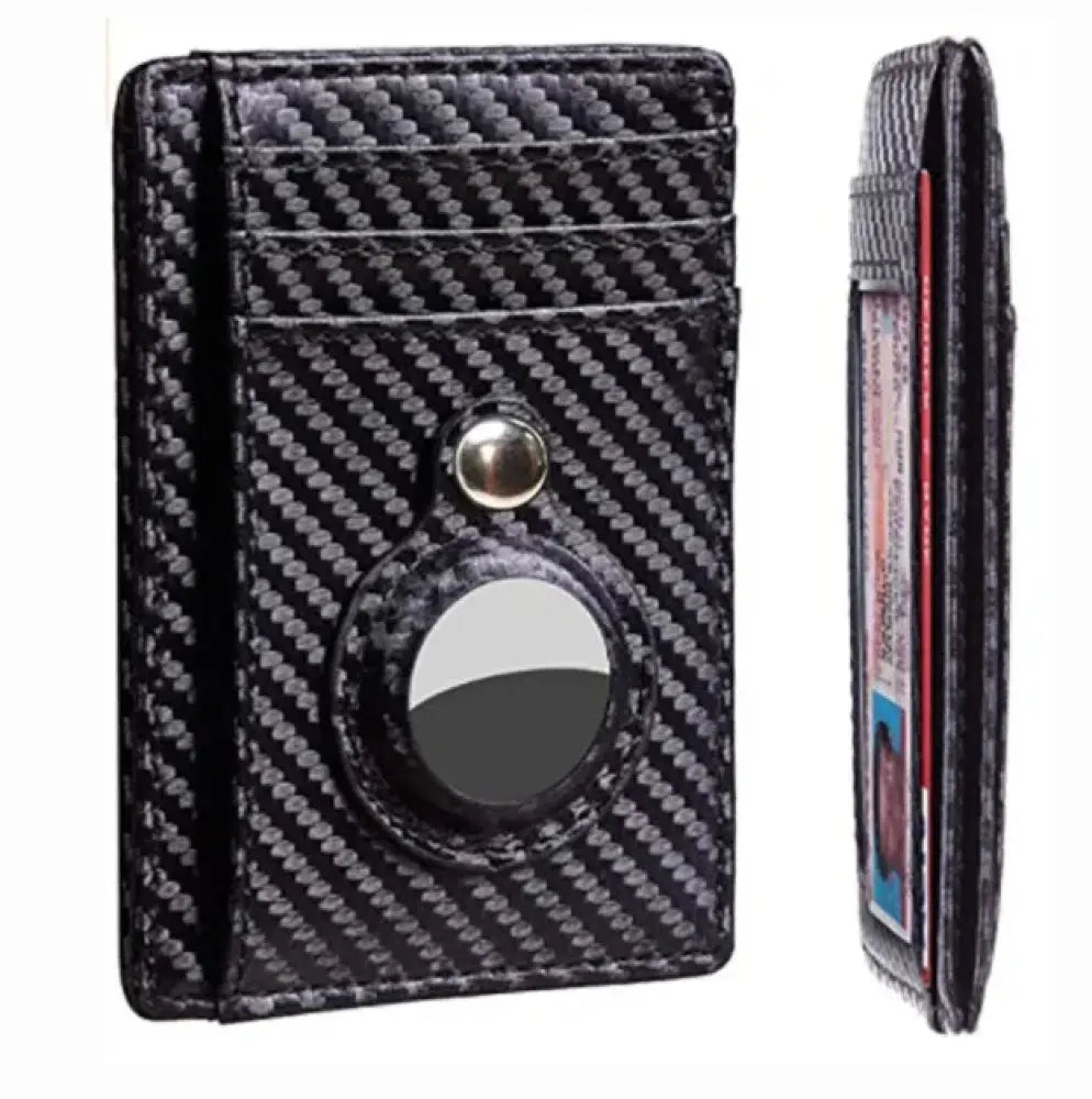 Rfid Slim Airtag Leather Wallet and Anti Theft Card Holder
