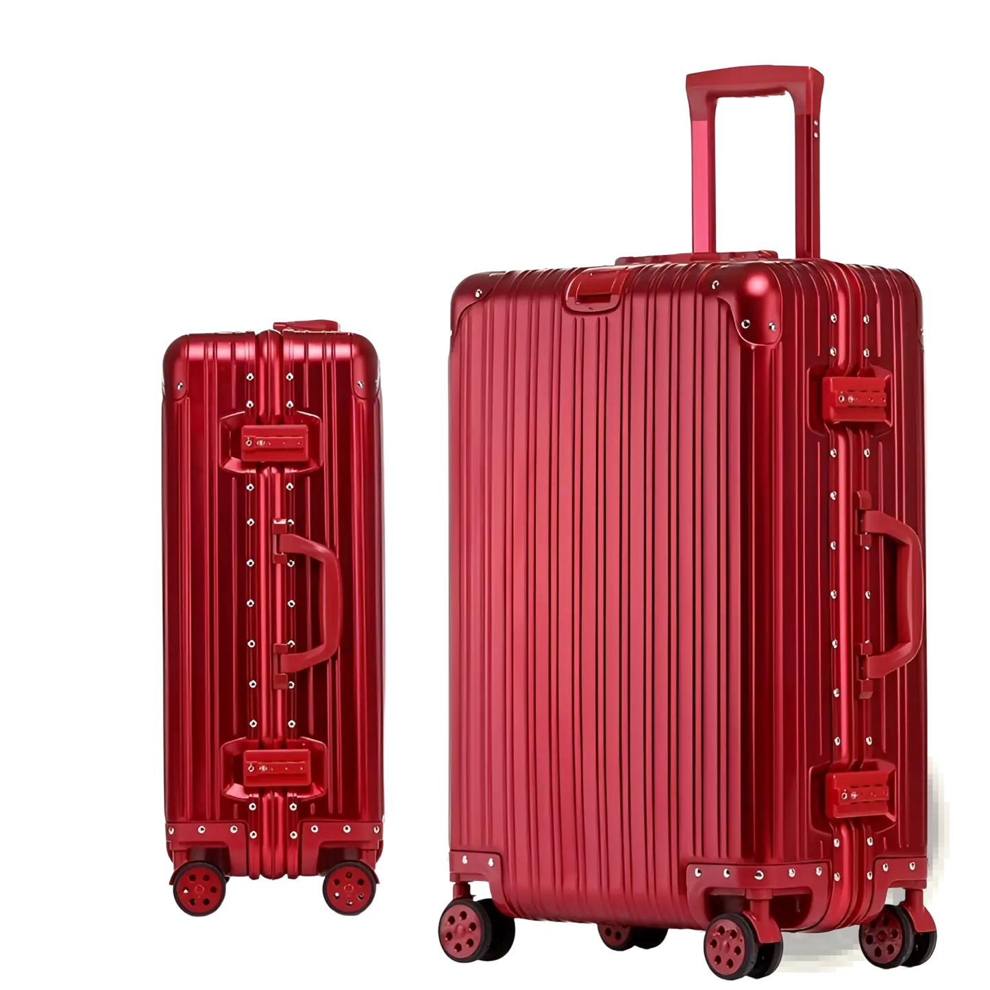 Aluminum Magnesium Luggage Hardshell Spinner Suitcase