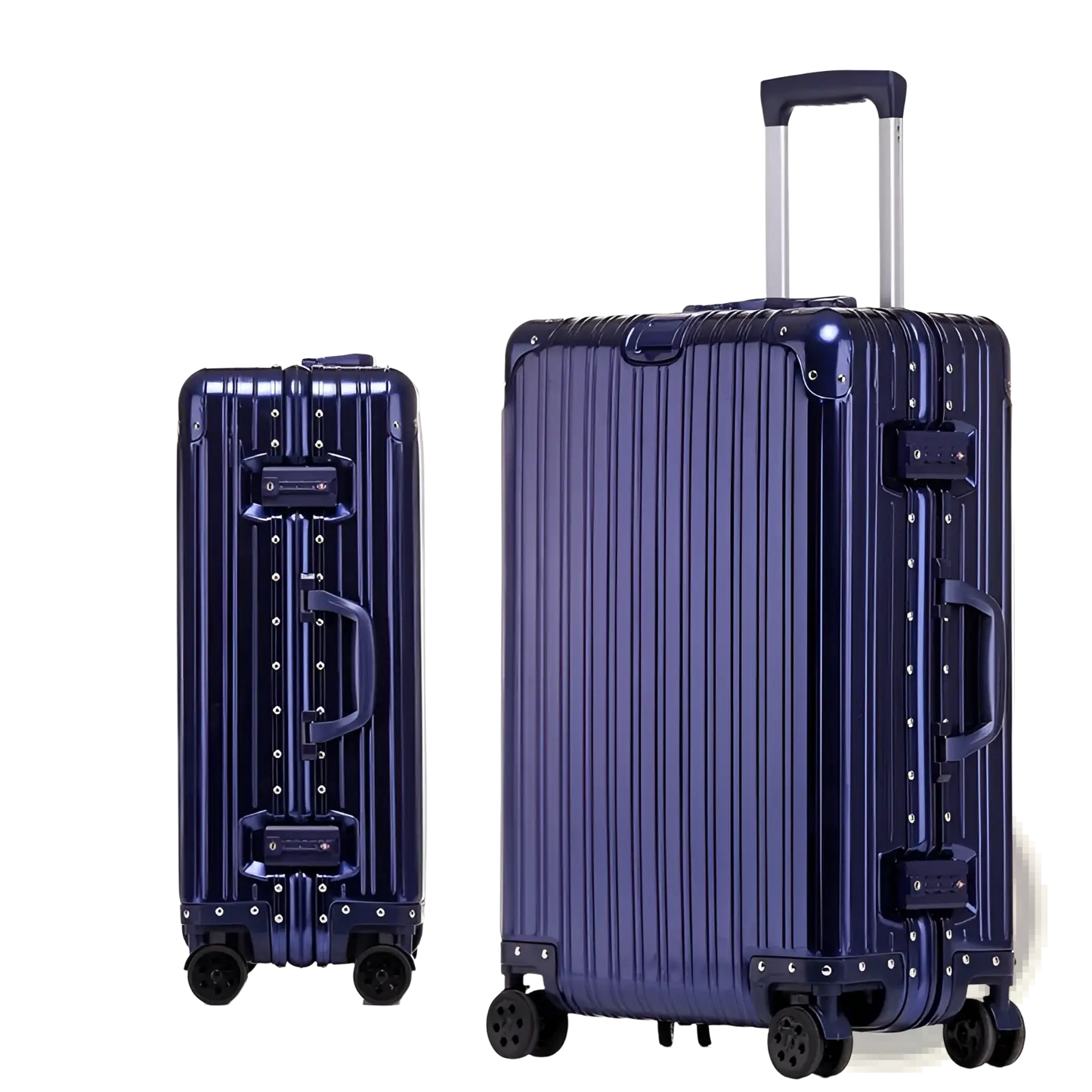 Aluminum Magnesium Luggage Hardshell Spinner Suitcase