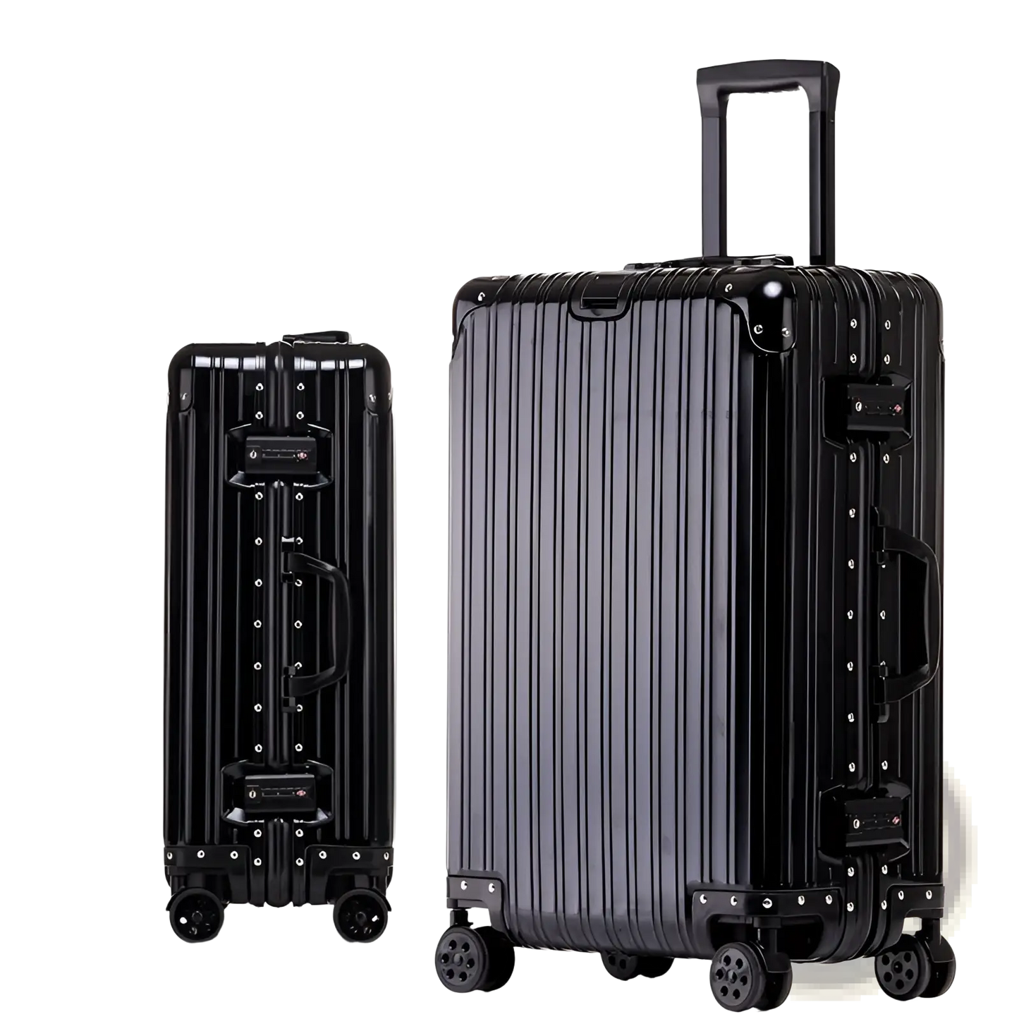 Aluminum Magnesium Luggage Hardshell Spinner Suitcase