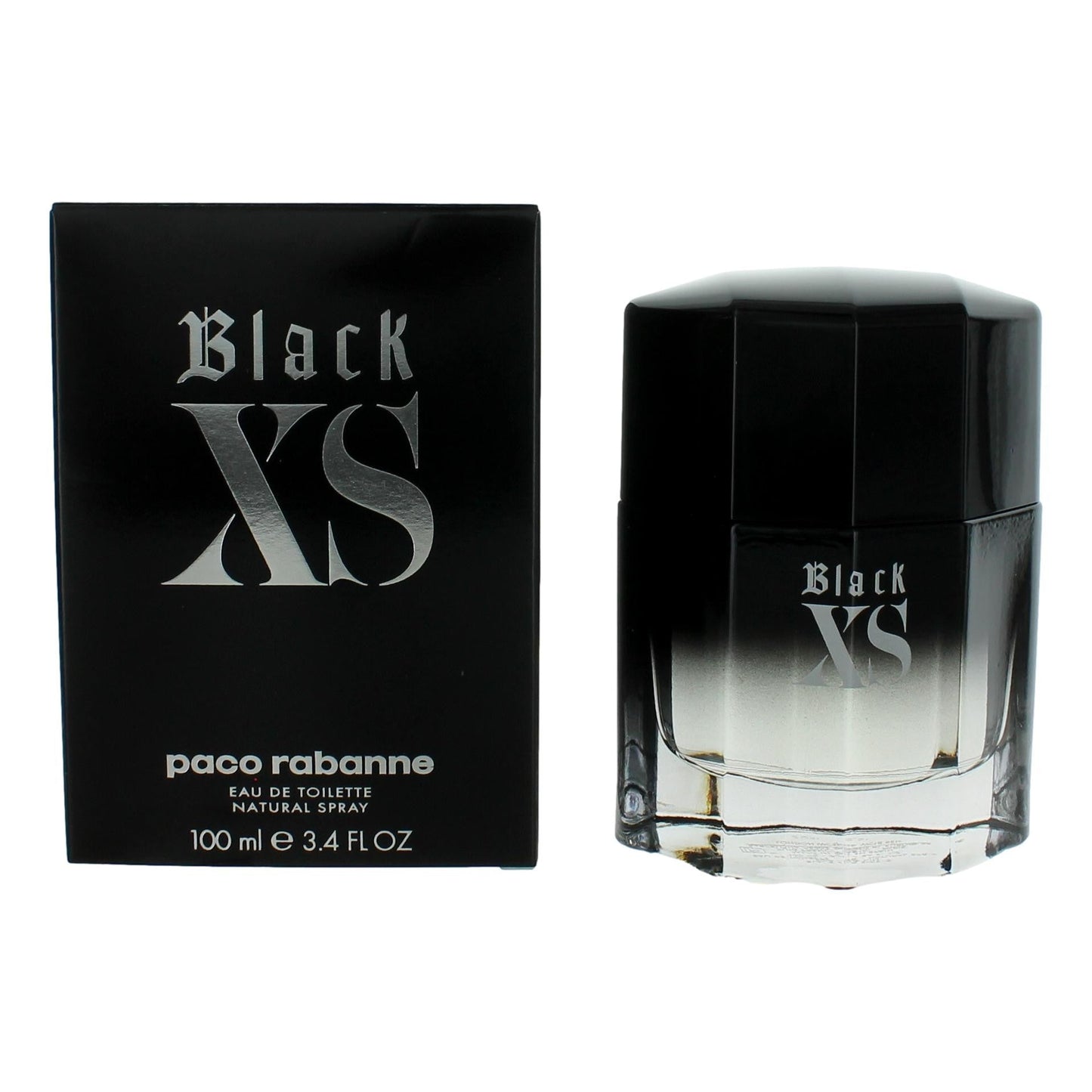 Paco Rabanne Black XS Eau De Toilette Spray For Men 3.4 Oz