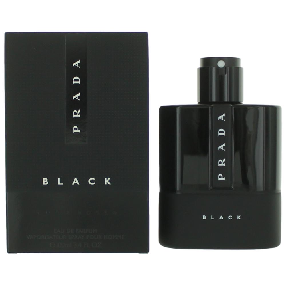 Prada Luna Rossa Black Eau De Parfum Spray for Men 3.4 Oz