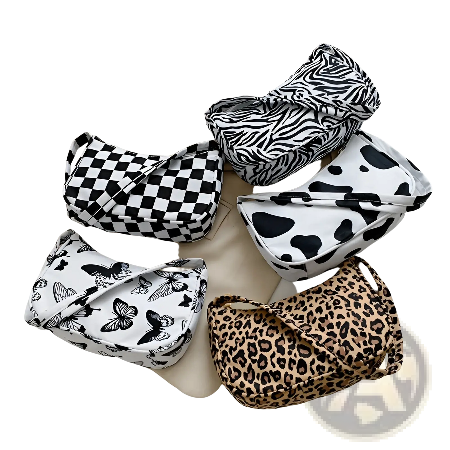 Animal Print Underarm Shoulder Bag for Women
