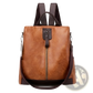 Anti-theft Leather Backpack Urban Travel Bag