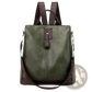 Anti-theft Leather Backpack Urban Travel Bag