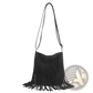 Artistic Tassel Canvas Shoulder Bag for Travel