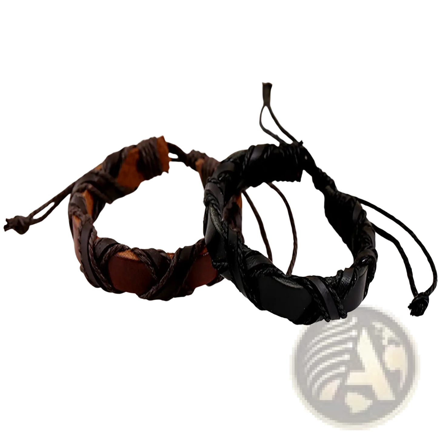 Asgard Braided Leather Nordic Bracelet Set