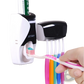 Automatic Toothpaste Dispenser and Toothbrush Holder Set