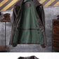 Men's Autumn Winter Tactical Workwear Leather Jacket