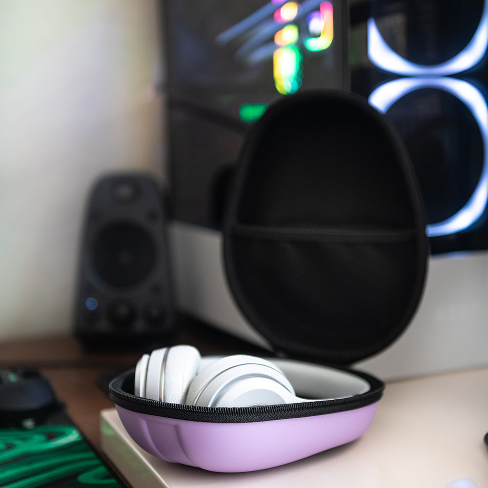 Hard Shell Case for Over The Ear Headphones with Full Protection fits Anker, Wyze, Beats, Sony, Bose QC, JBL, Sennheiser, Skullcandy, mPow, Audio Technica, Cowin, JVC, Panasonic]