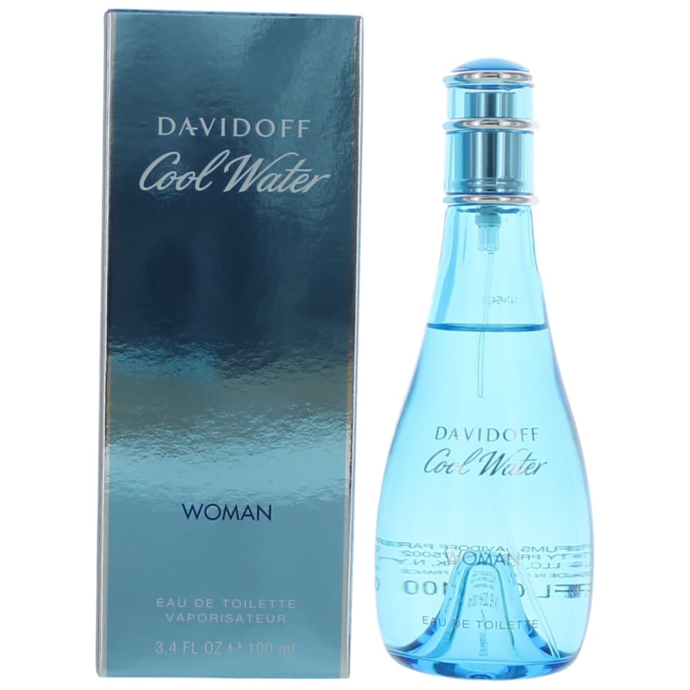 Davidoff Cool Water Eau De Toilette Spray for Women 3.4 Oz