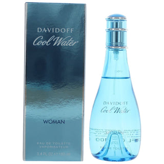 Davidoff Cool Water Eau De Toilette Spray for Women 3.4 Oz