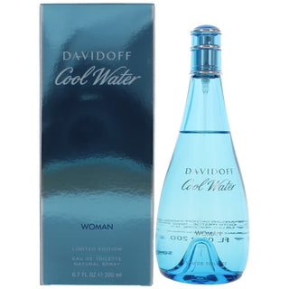 Davidoff Cool Water Eau De Toilette Spray for Women 6.7 Oz