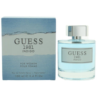 Guess 1981 Indigo Eau De Toilette Spray for Women 3.4 Oz
