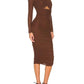 Bardot - Aliyah Long Sleeve Midi Dress