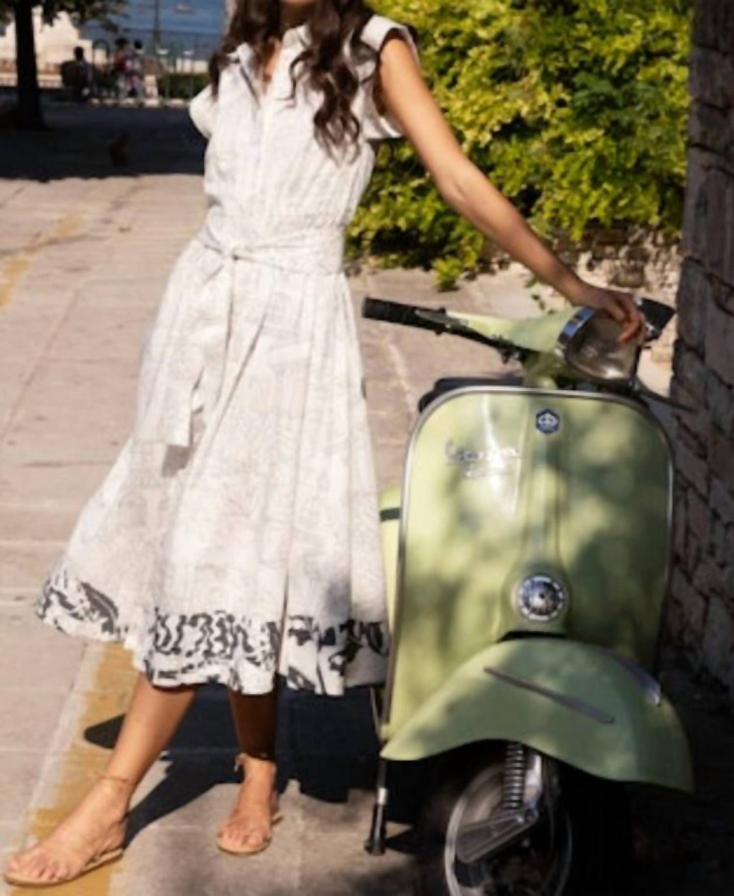 Oliphant - Women's Roman Belted Dress