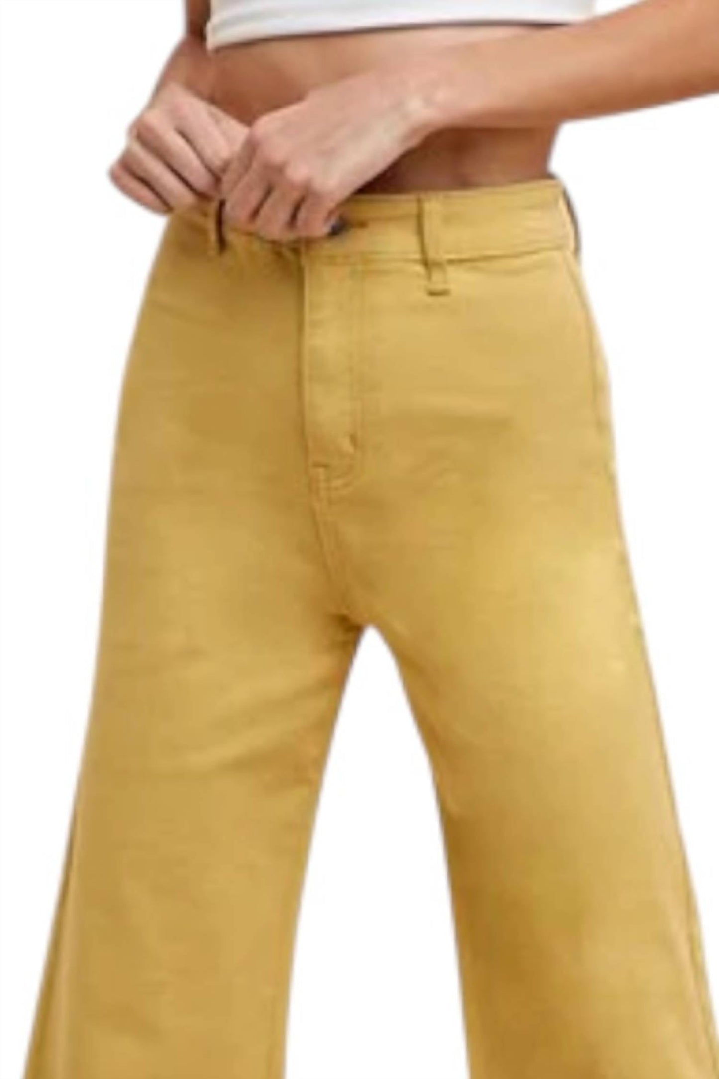 Anniewear - Moments Cropped Wide Leg Jeans