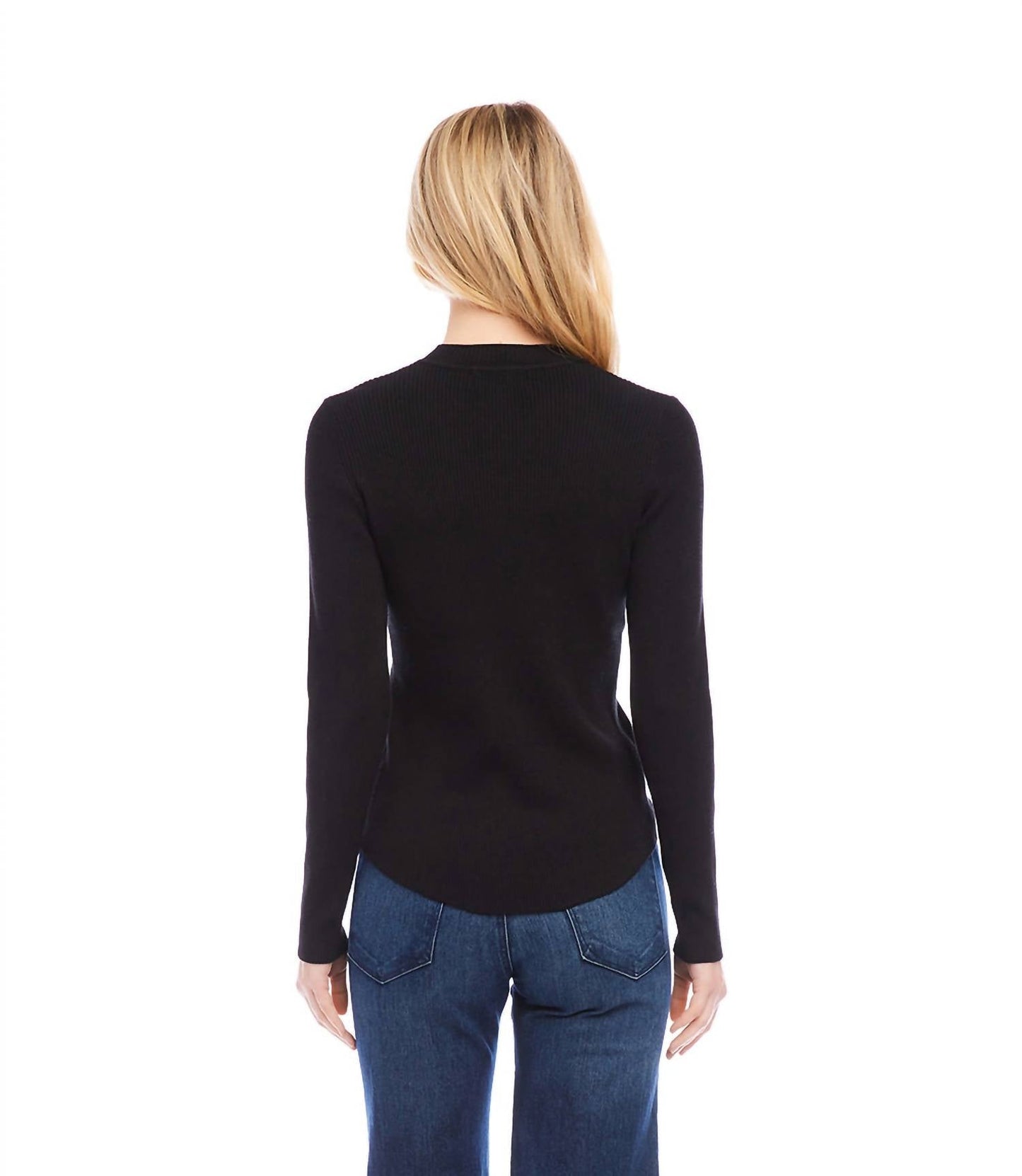 Karen Kane - Ribbed Crewneck Sweater