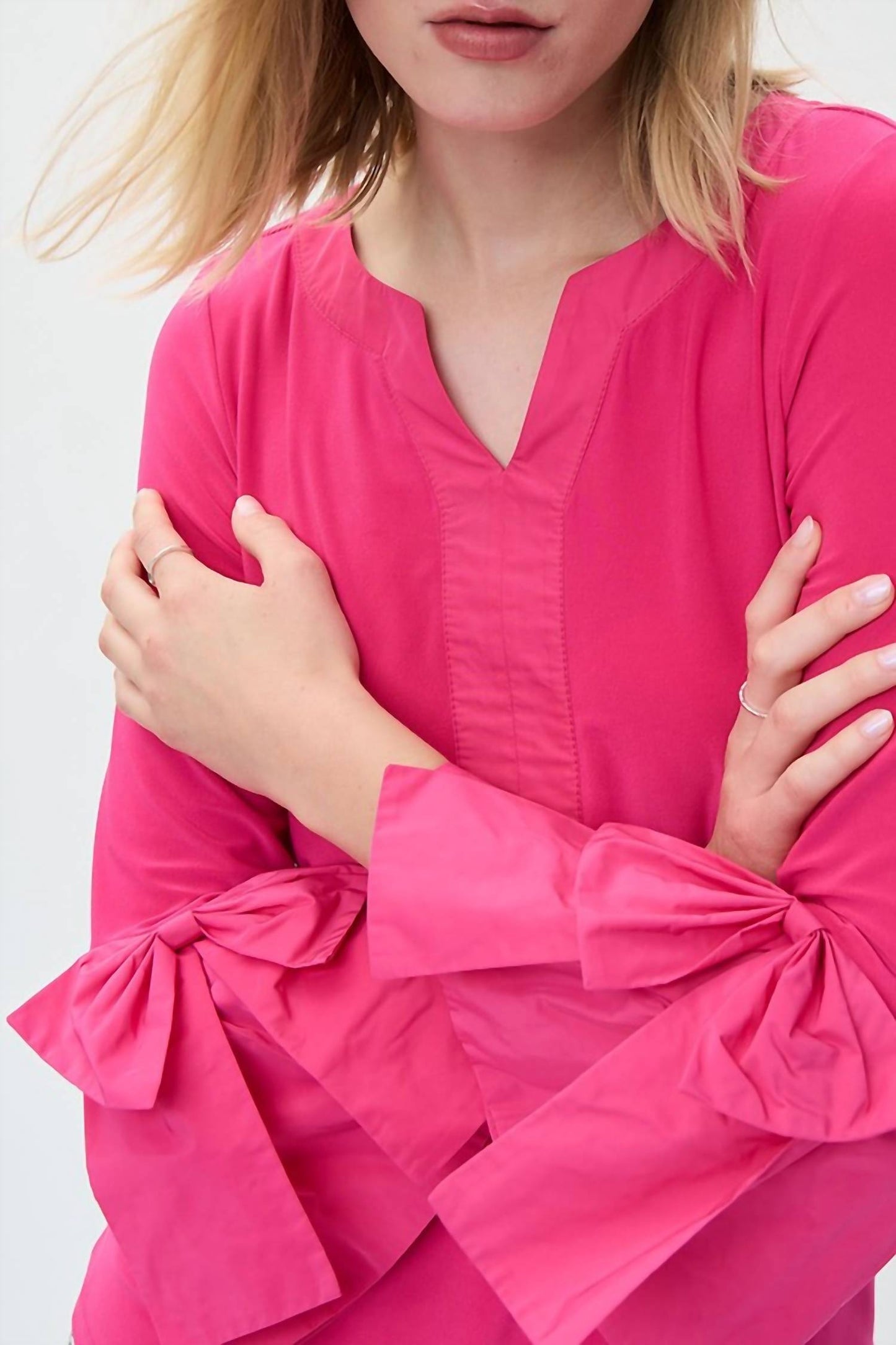 Joseph Ribkoff - Nylon Piped Tunic Top