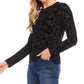 Karen Kane - Velvet Burnout Top