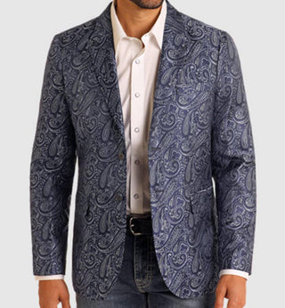 Panhandle - Paisley Jacquard Sports Coat Blazer