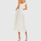 Mac Duggal - Rosette One Shoulder Tea Length Dress