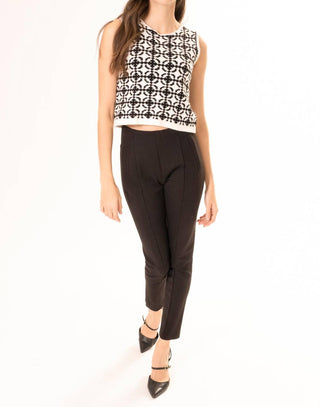 Area Stars - INTARSIA KNIT SLEEVELESS TOP