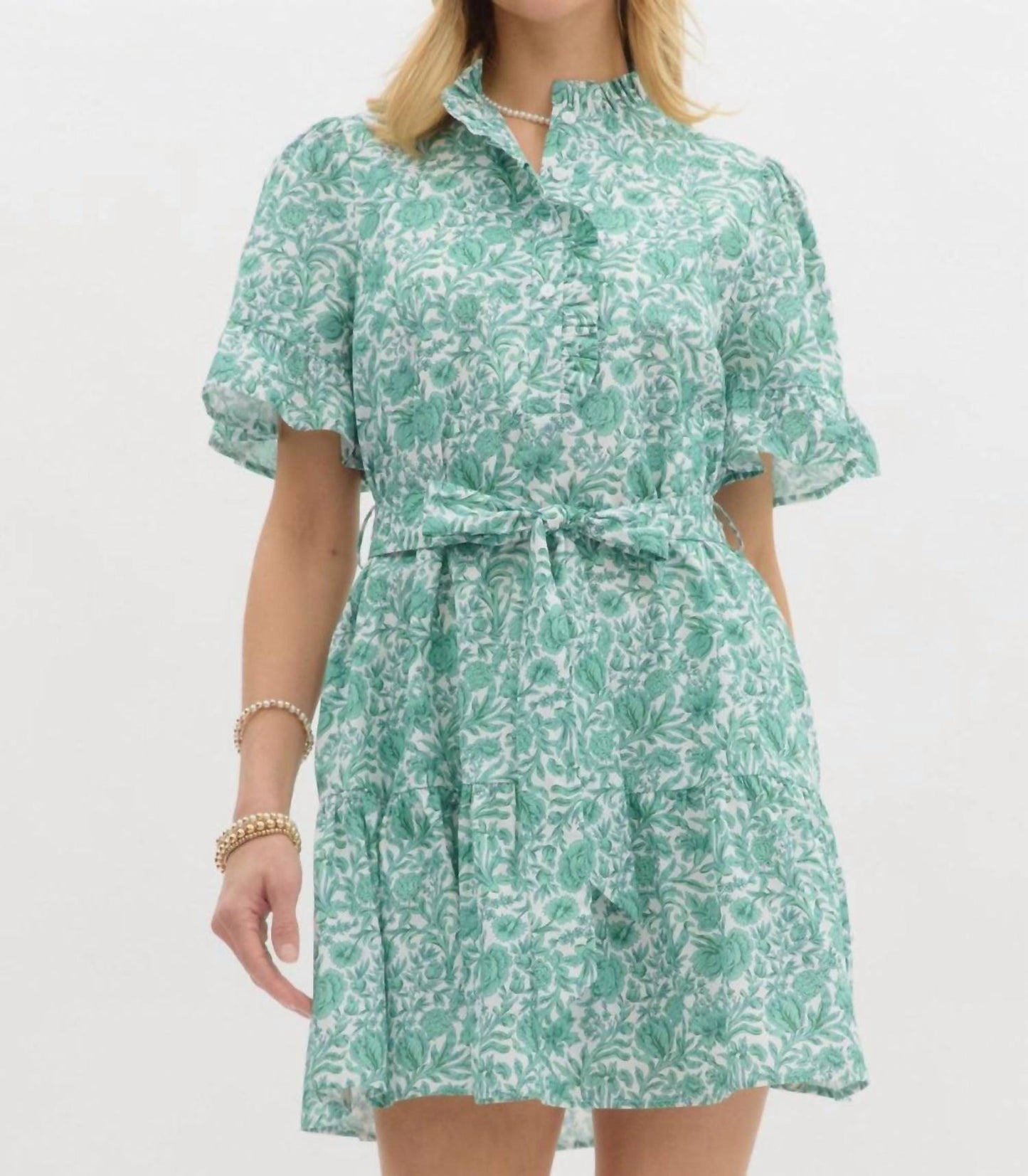 Entro - Sweet Finish Floral Print Dress