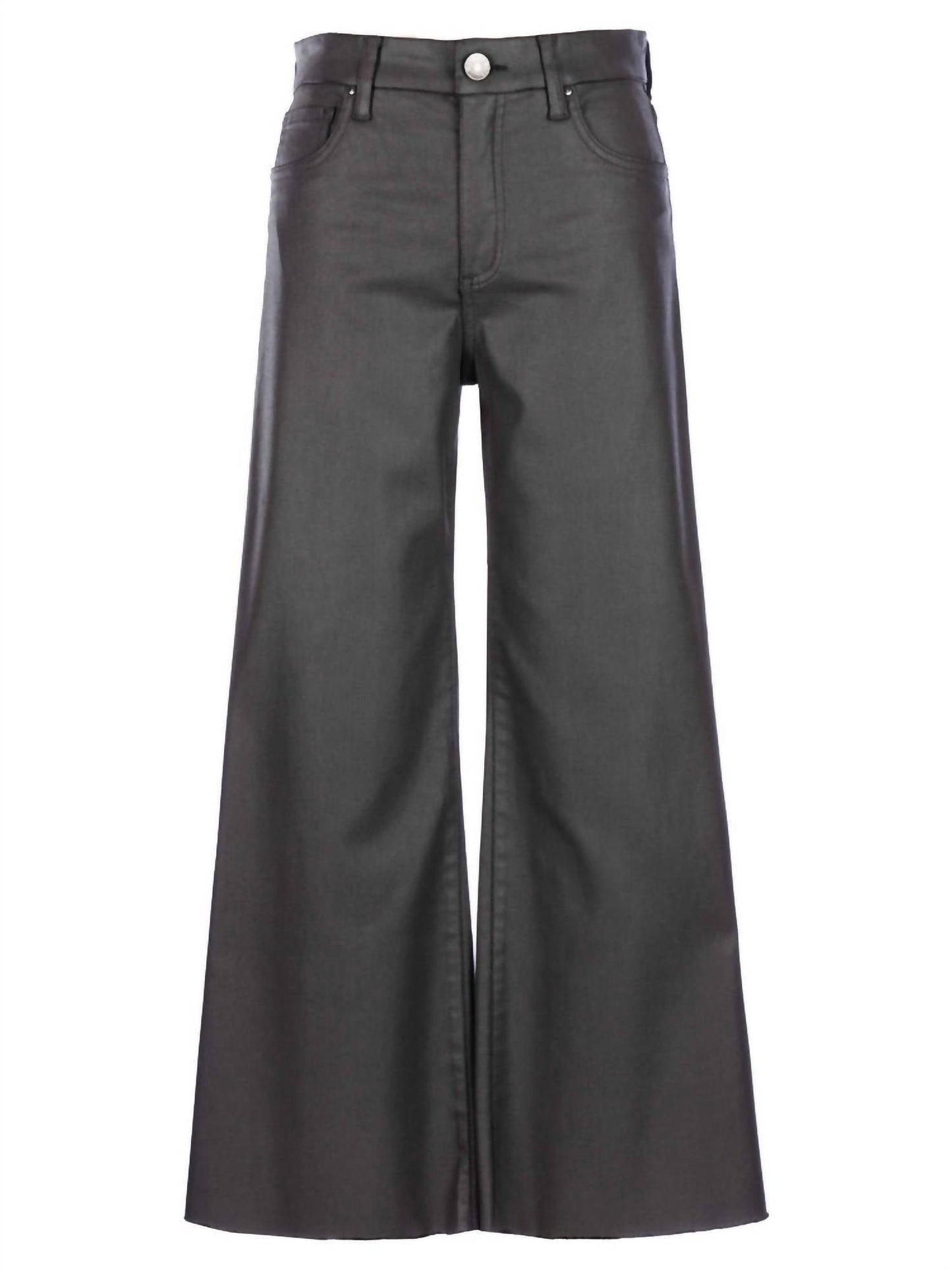 Kut From The Kloth - Meg Coated High Rise Fab Ab Ankle Wide Leg Jeans