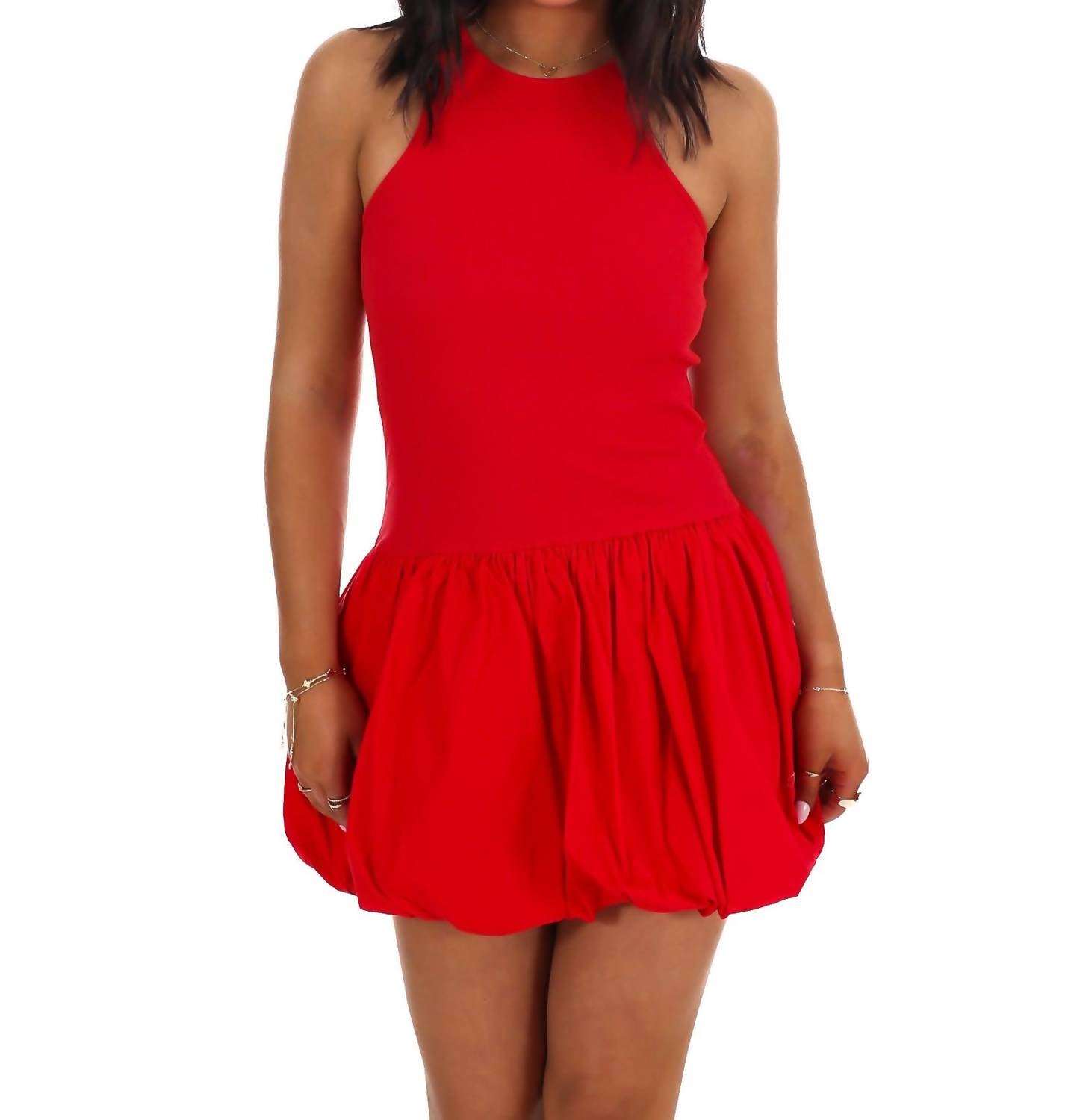 Illa Illa - Right on Time Bubble Hem Mini Dress