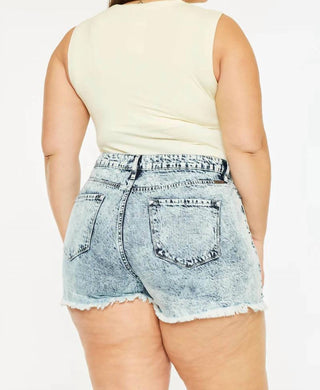 Kancan - Distreesed Denim Shorts