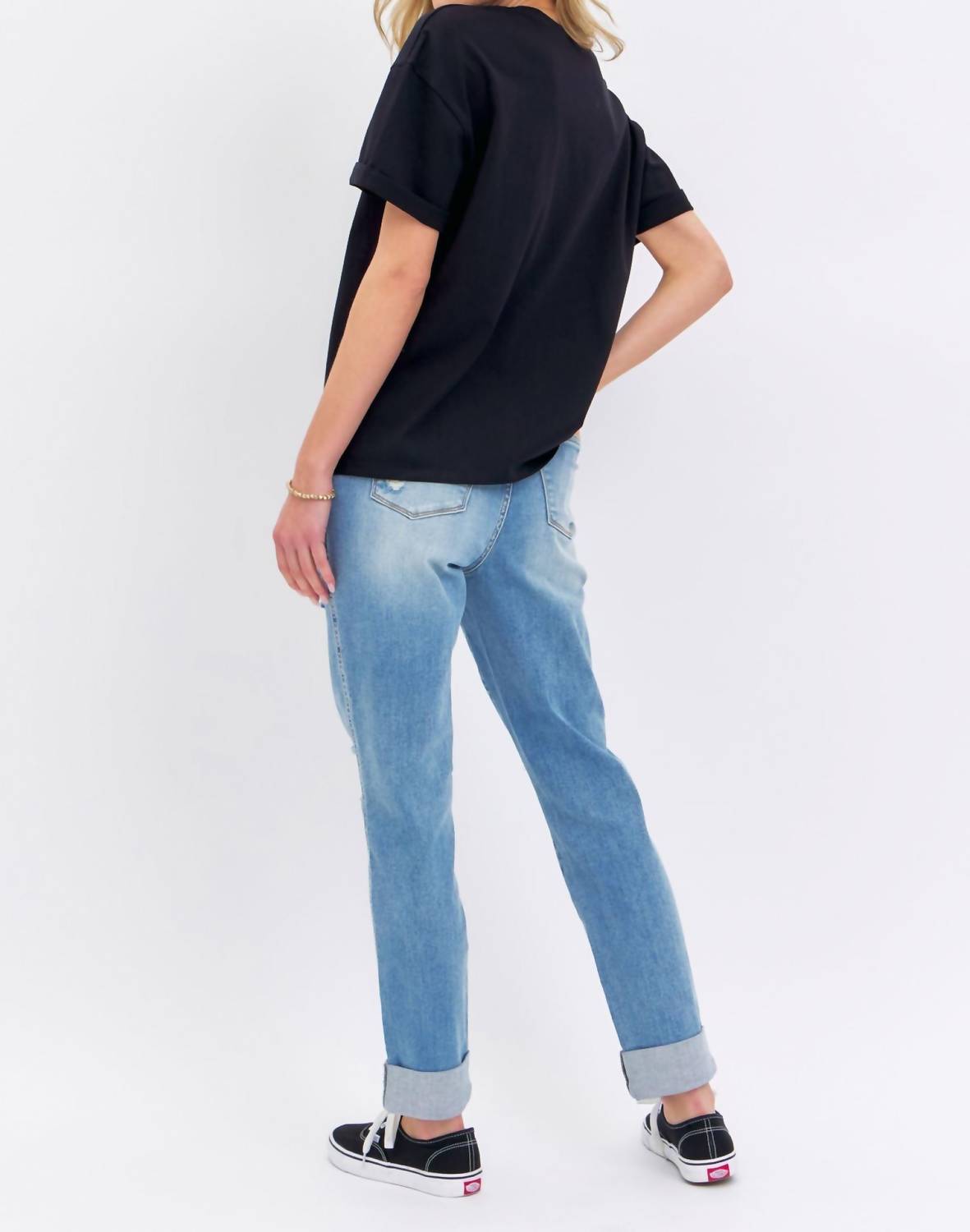 Judy Blue - High Waist Destroy Boyfriend Jeans