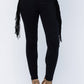 Judy Blue - High Waist Side Fringe Skinny Jegging Denim Jeans