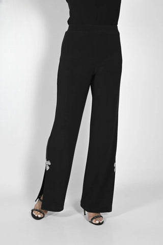 Frank Lyman - Knit Pant With Sequin Side Bow